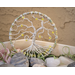 front view yellow glass bead tree of life wall hanging makes for a great windowsill display